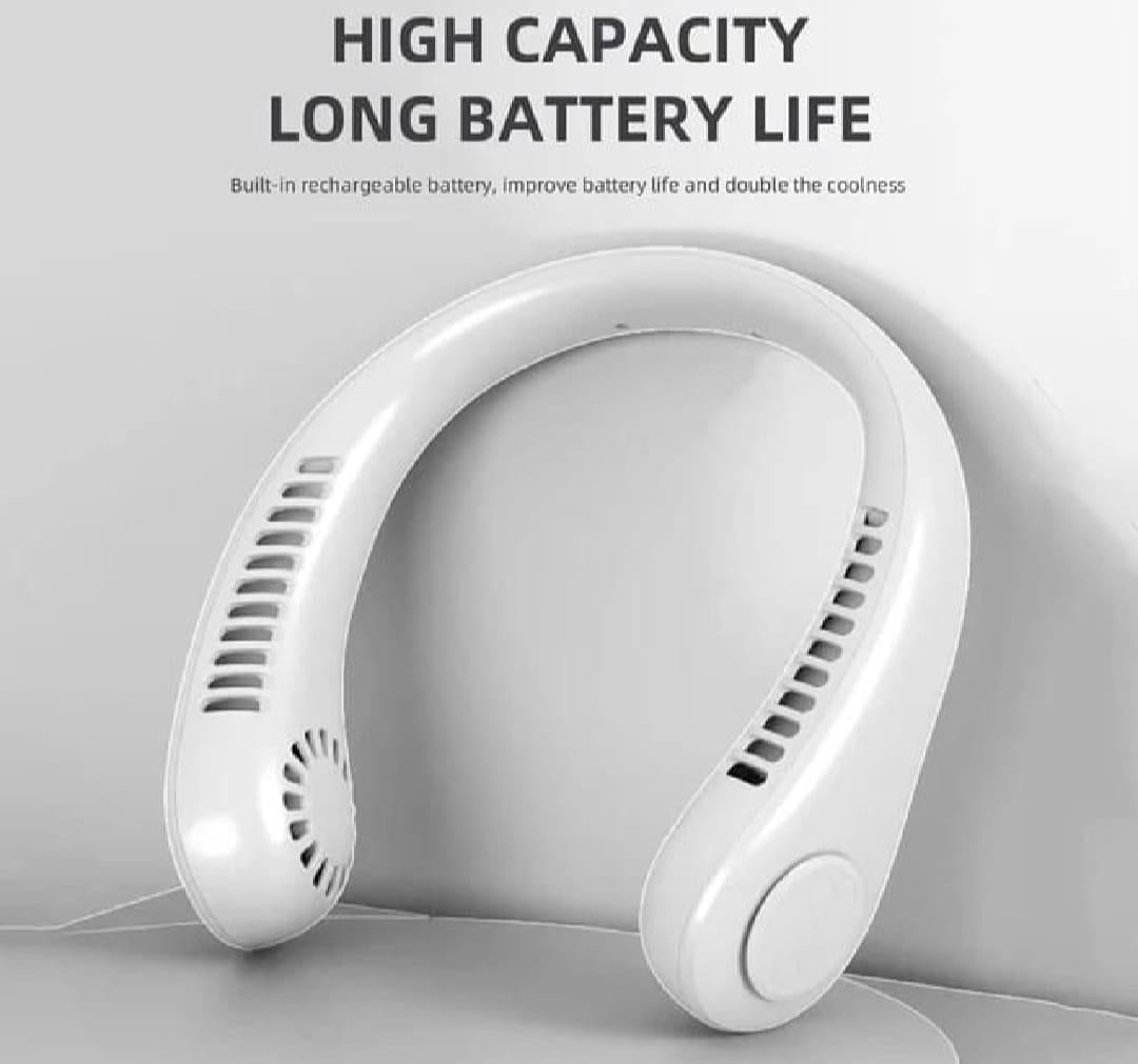 Portable Bladeless Hanging Neck Fan - (IMPORTED)