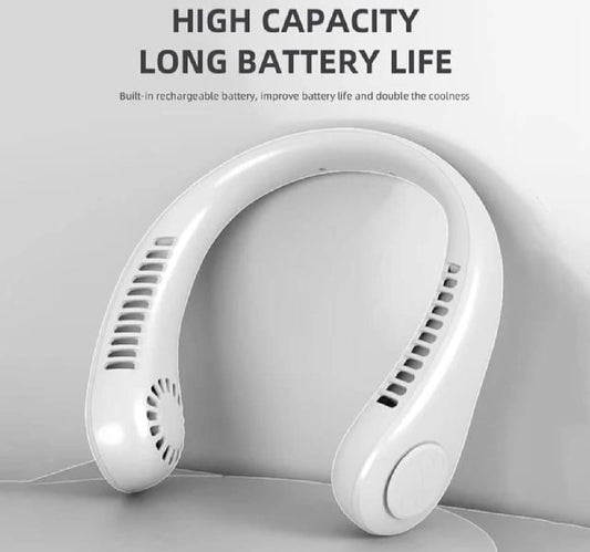 Portable Bladeless Hanging Neck Fan - (IMPORTED)