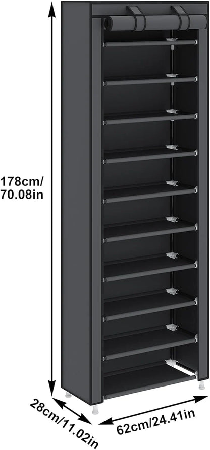 10 LAYERS WARDROBE STYLE SHOE RACK