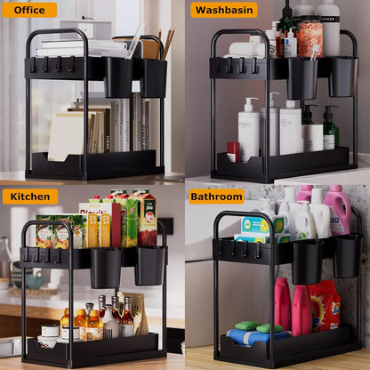 2 LAYER UNDERTHE SINK RACK