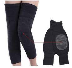 2 Piece UltraSoft Thermal Leg Warmers - Fleece Padded Knee Support for Winter