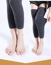 2 Piece UltraSoft Thermal Leg Warmers - Fleece Padded Knee Support for Winter
