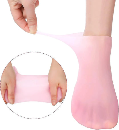 1 Pair Silicone Gel Moisturizing Sock