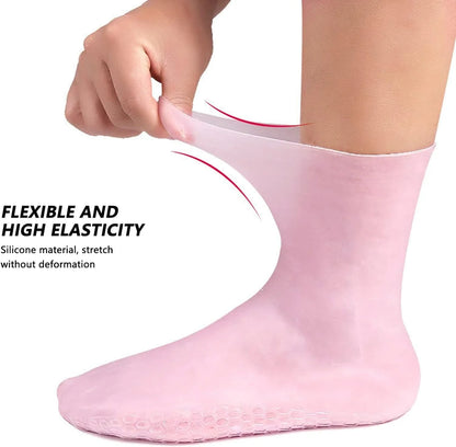 1 Pair Silicone Gel Moisturizing Sock