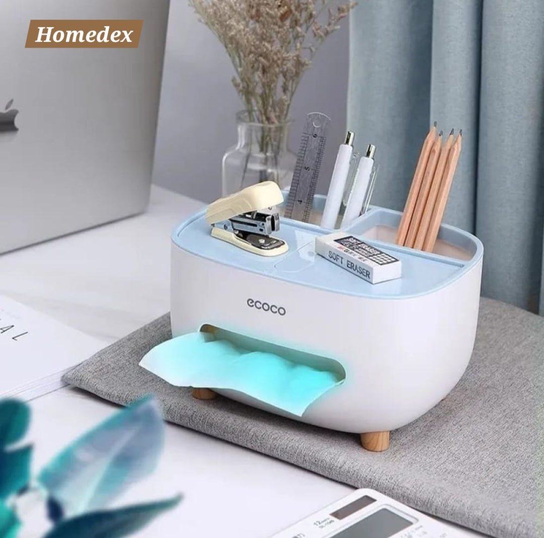 Luxury Multipurpose Tissue Box Organizer – Imported ✨