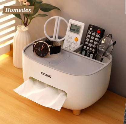 Luxury Multipurpose Tissue Box Organizer – Imported ✨