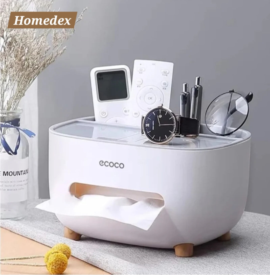 Luxury Multipurpose Tissue Box Organizer – Imported ✨