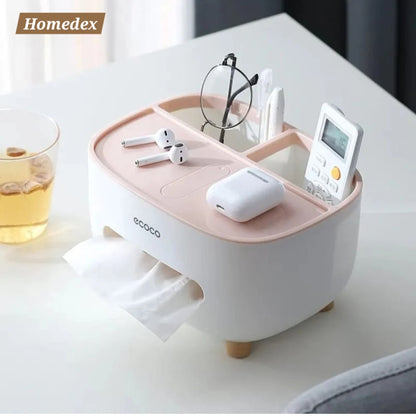 Luxury Multipurpose Tissue Box Organizer – Imported ✨